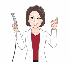 医療従事者の女性