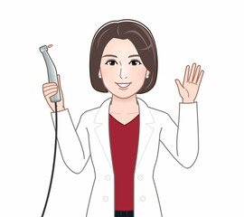 医療従事者の女性