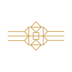 art deco classic divider