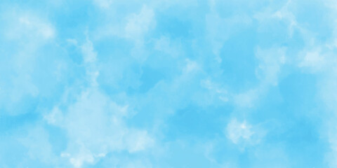 Background soft green sky and fade white clouds for sweet and natural background design.