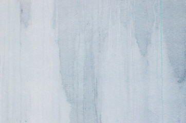 Abstract watercolor background. Pale blue washi paper texture.