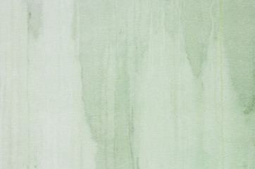 Abstract watercolor background. Pale green washi paper texture.