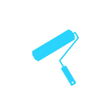 Paint roller icon. Vector icon that is a single object