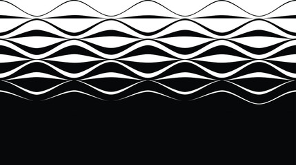 Abstract flow lines background . Fluid wavy shape .Striped linear pattern . Music sound wave . Vector illustration