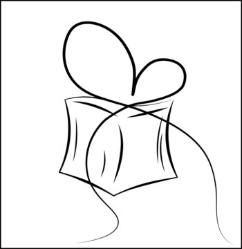 Gift Box icon design illustration of gift box present, greeting, surprise Gift Box icon design Cute illustration of gift box present, greeting, surprise. Happy birthday gift box. christmas present