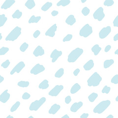 Dotted background. Doodle seamless simple pattern. Hand drawn casual polka dot texture. Vector illustration