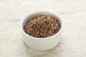 Zira seeds in the bowl