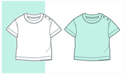 Sketch of baby clothes