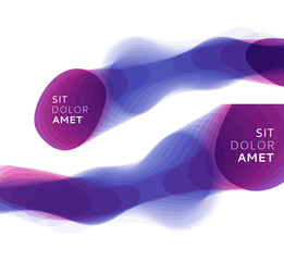 Splashes of paint. Abstract background. Template for poster, flyer, banner or book cover. 3d vector illustration with dynamic effect.