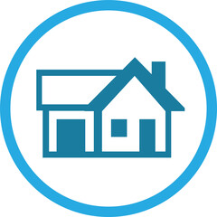 Fototapeta na wymiar House symbol and home icon sign design