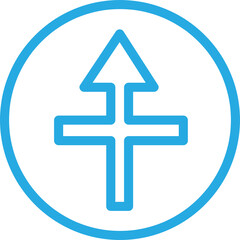 Arrow icon sign symbol design