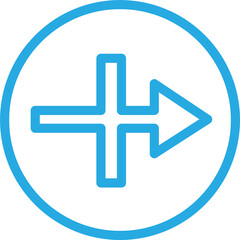 Fototapeta premium Arrow icon sign symbol design