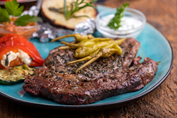 grilled steak