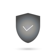 Secure Hosting Icon. Flat Design, Vector Illustration.