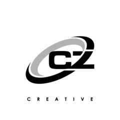 CZ Letter Initial Logo Design Template Vector Illustration