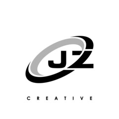 JZ Letter Initial Logo Design Template Vector Illustration