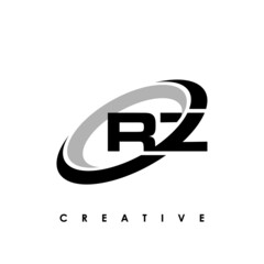 Obraz premium RZ Letter Initial Logo Design Template Vector Illustration