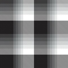 Black and White Ombre Plaid textured Seamless Pattern © Siu-Hong Mok