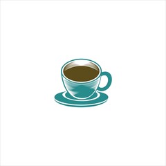 coffee cup logo vector template