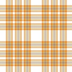 Orange Ombre Plaid textured Seamless Pattern