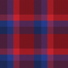 Red Ombre Plaid textured Seamless Pattern