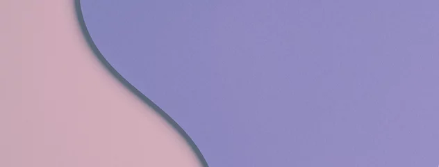 Cercles muraux Pantone 2022 very peri Rose pastel abstrait créatif, violet, couleurs très peri forme géométrique papier composition fond bannière, vue de dessus