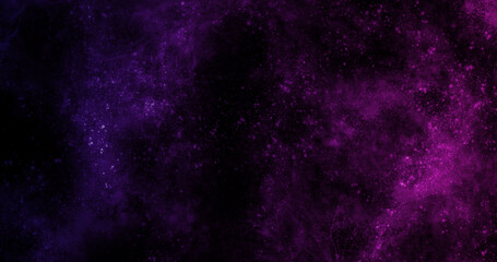 Obraz premium abstract space, colorful nebula, stars and sky