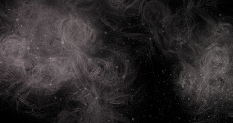 abstract space, colorful nebula, stars and sky