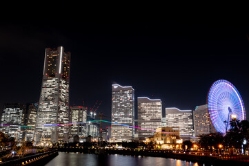 横浜　万国橋からの夜景