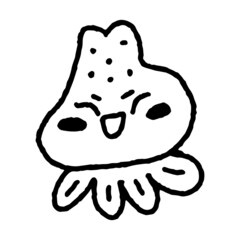 Cute Strawberry Emoticon Doodle Happy 6