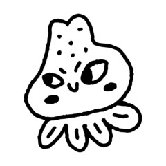 Cute Strawberry Emoticon Doodle 6