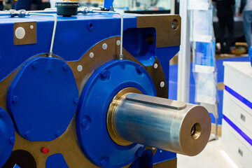 Large industrial geared motors. Electric drive components.