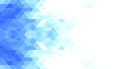 Blue Abstract Triangles Background Vector Design Illustration