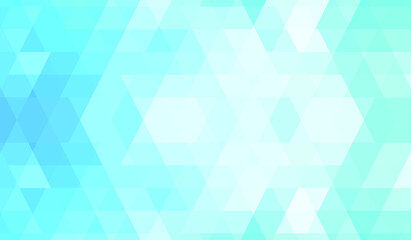 Abstract background of blue triangles