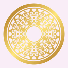 luxury ornament pattern circle design