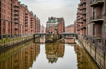 Unterwegs in der Hamburger Speicherstadt