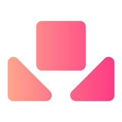 square gradient icon