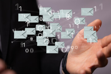 holding letter icon,email icons .Contact us by newsletter email and protect your personal information from spam mail. Customer service call center contact us.