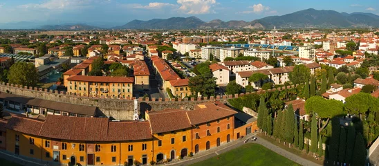 Photo sur Aluminium Tour de Pise View of Pisa from the Leaning Tower, Italy, Europe 