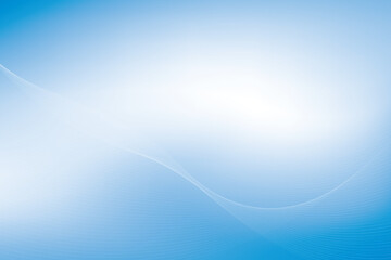 Abstract gradient blue and white color background with modern stripes wavy element. Vector illustration.