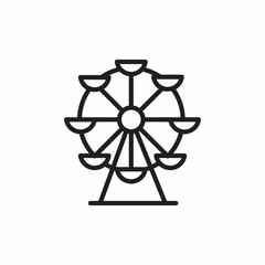 FERRIS WHEEL icon in vector. Logotype