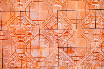 Obraz premium Background old vintage brick wall.
