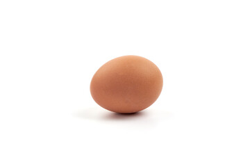 Chicken egg, isolated on white background.