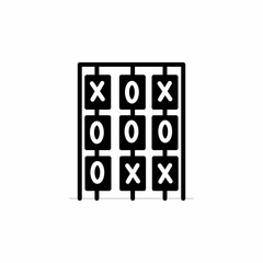 TIC TAC -TOE icon in vector. Logotype