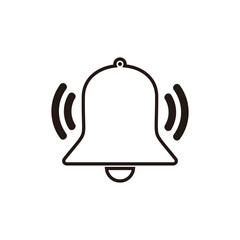 bell icon vector symbol illustration