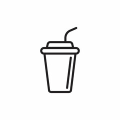 SOFT DRINK icon in vector. Logotype