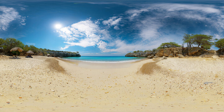 curacao bay 360&deg; x 180&deg; vr panorama