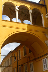 Fermo, Marche, Italy: historic buildings