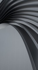 Abstract of grey lines background, Minimal dynamic shape, 3d renderin