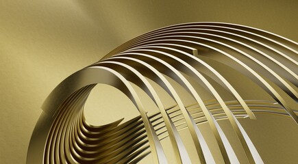 Golden lines pattern background. Luxury gold Line arts wallpaper